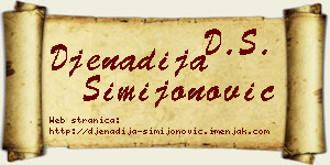 Đenadija Simijonović vizit kartica